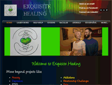 Tablet Screenshot of exquisitehealing.com